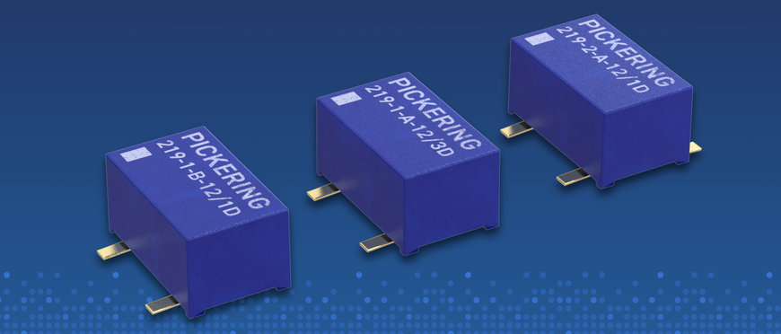 New high voltage smd reed relays from Pickering can switch up to 1kV